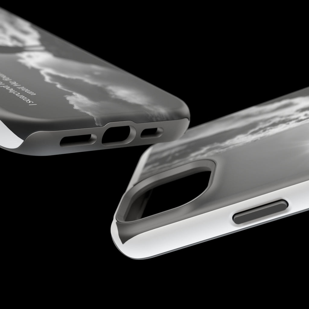 Inspirational Silhouette Magnetic Phone Case — "I searched for him until he found me"