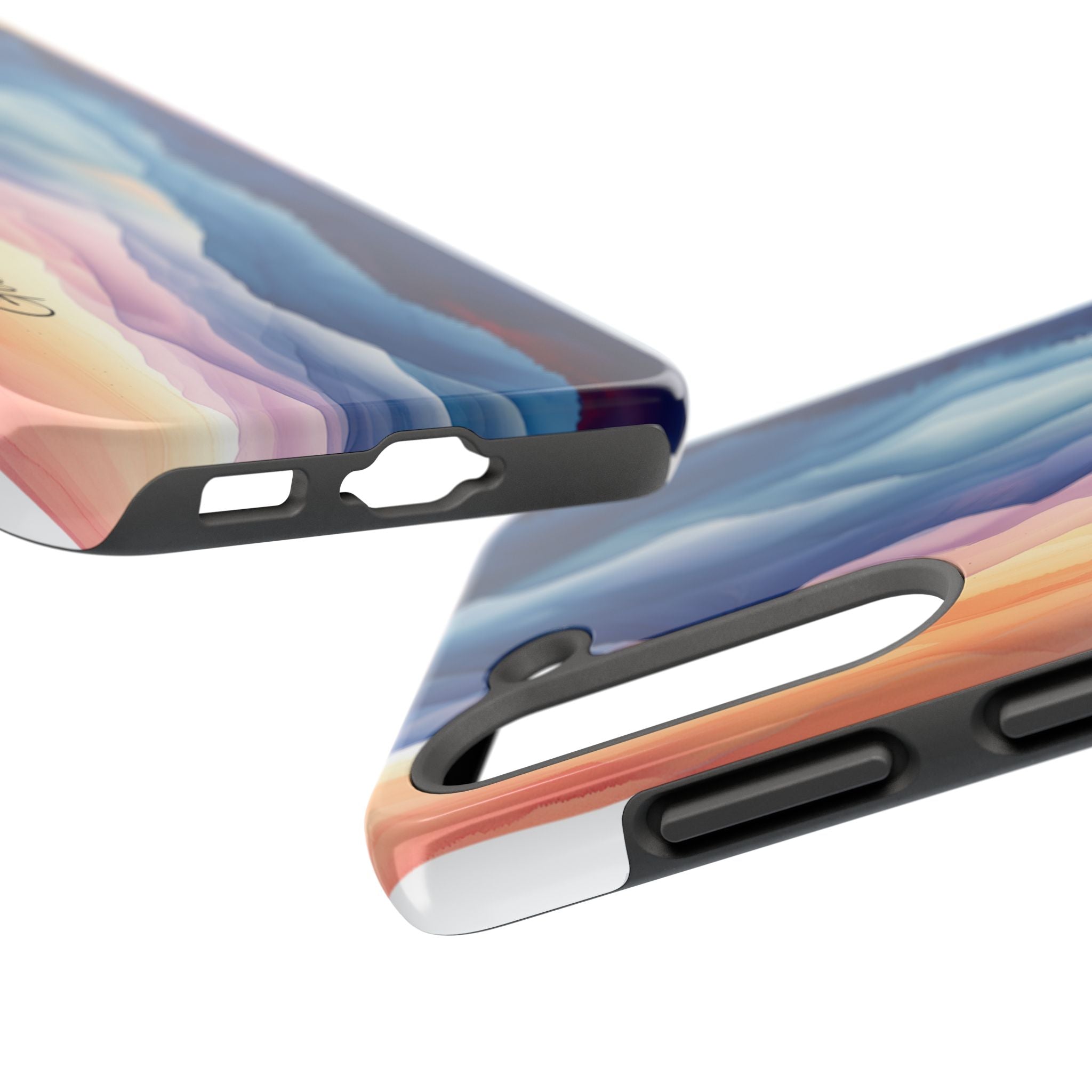 Phone Case — 'God Speaks You' Sunset Mountain Tough Protective Case