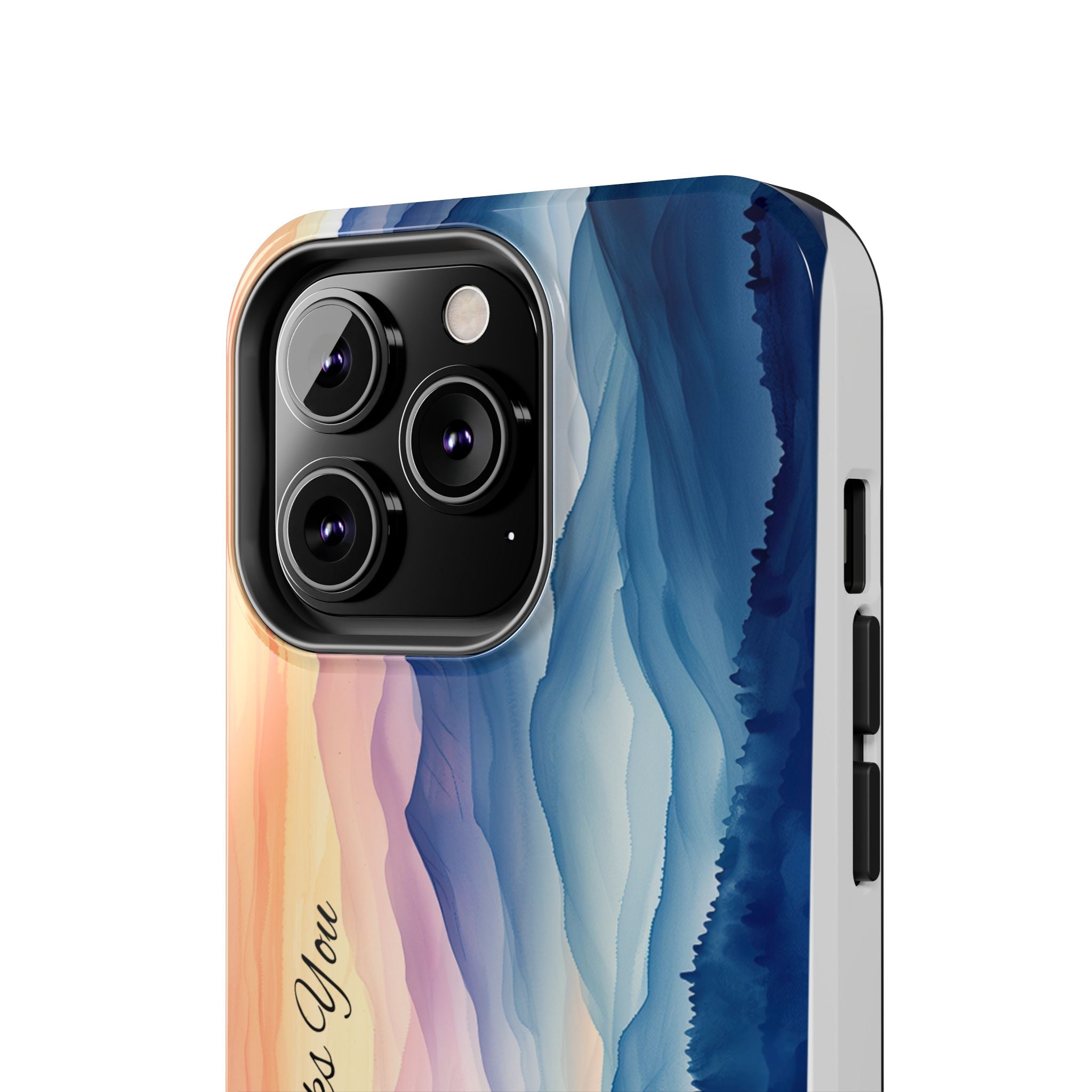 Phone Case — 'God Speaks You' Sunset Mountain Tough Protective Case