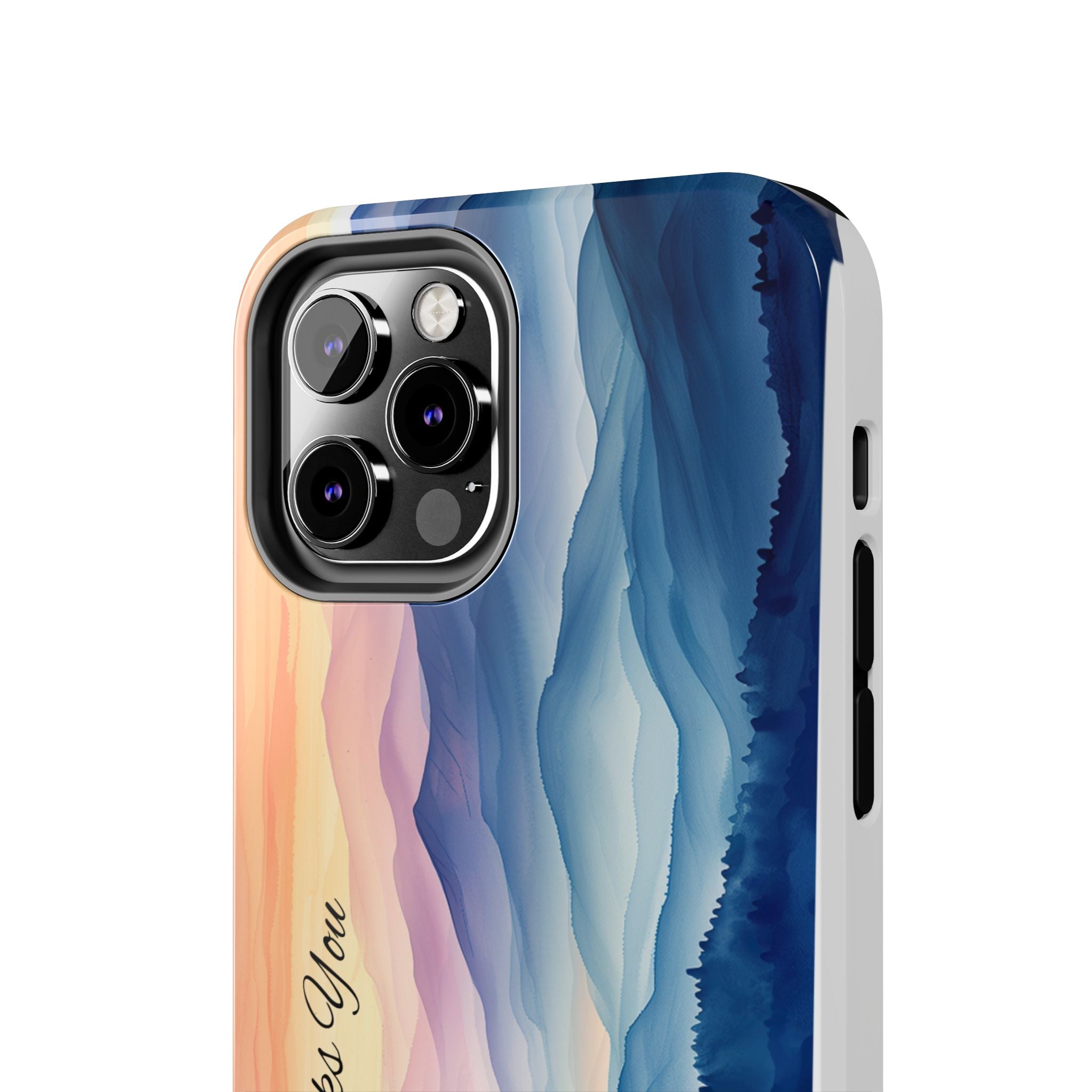 Phone Case — 'God Speaks You' Sunset Mountain Tough Protective Case