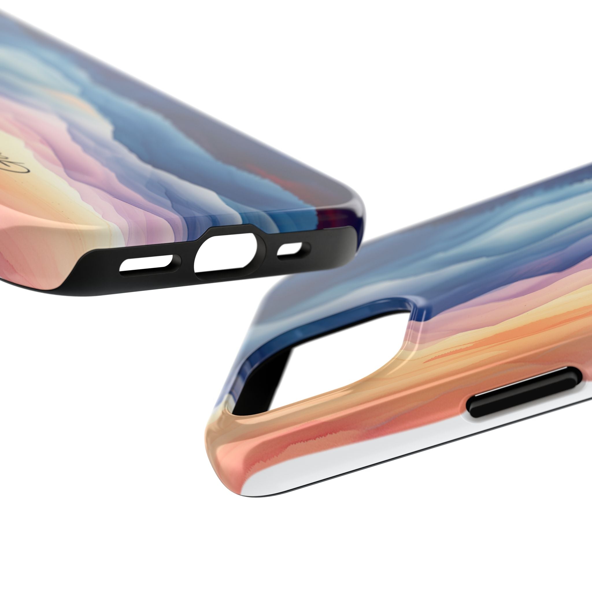 Phone Case — 'God Speaks You' Sunset Mountain Tough Protective Case