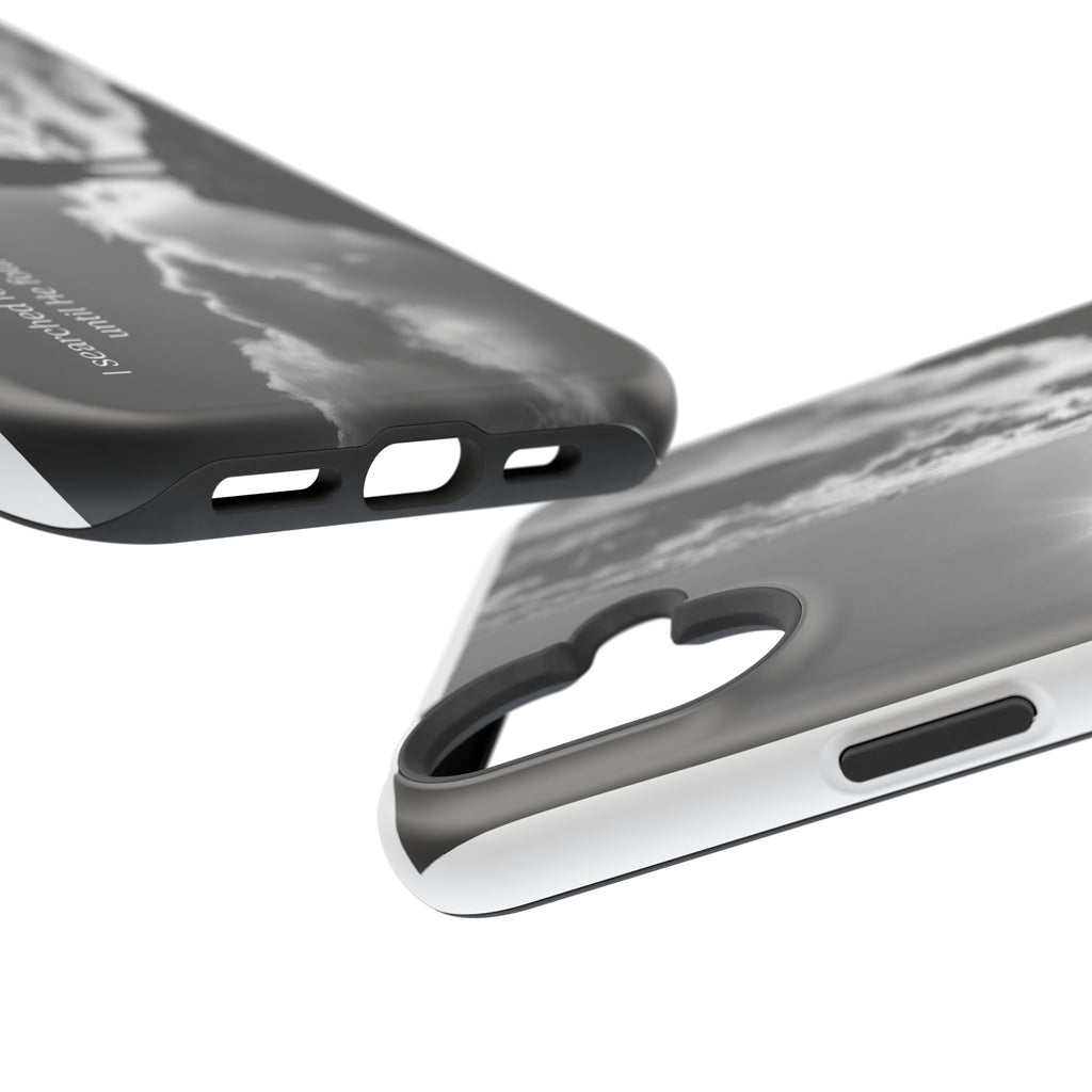 Inspirational Silhouette Magnetic Phone Case — "I searched for him until he found me"