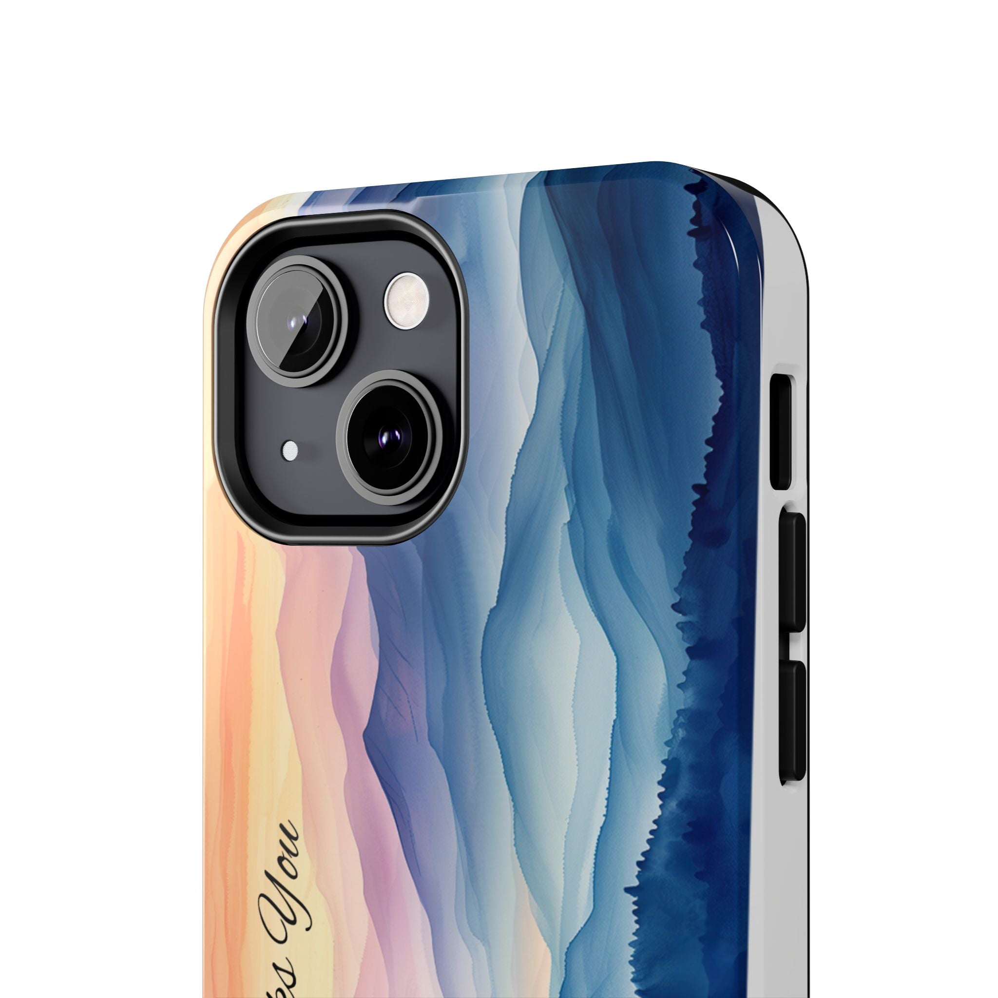 Phone Case — 'God Speaks You' Sunset Mountain Tough Protective Case