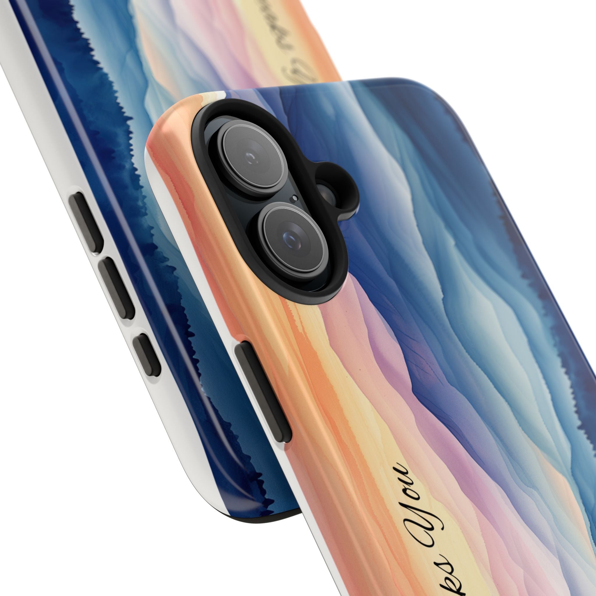 Phone Case — 'God Speaks You' Sunset Mountain Tough Protective Case