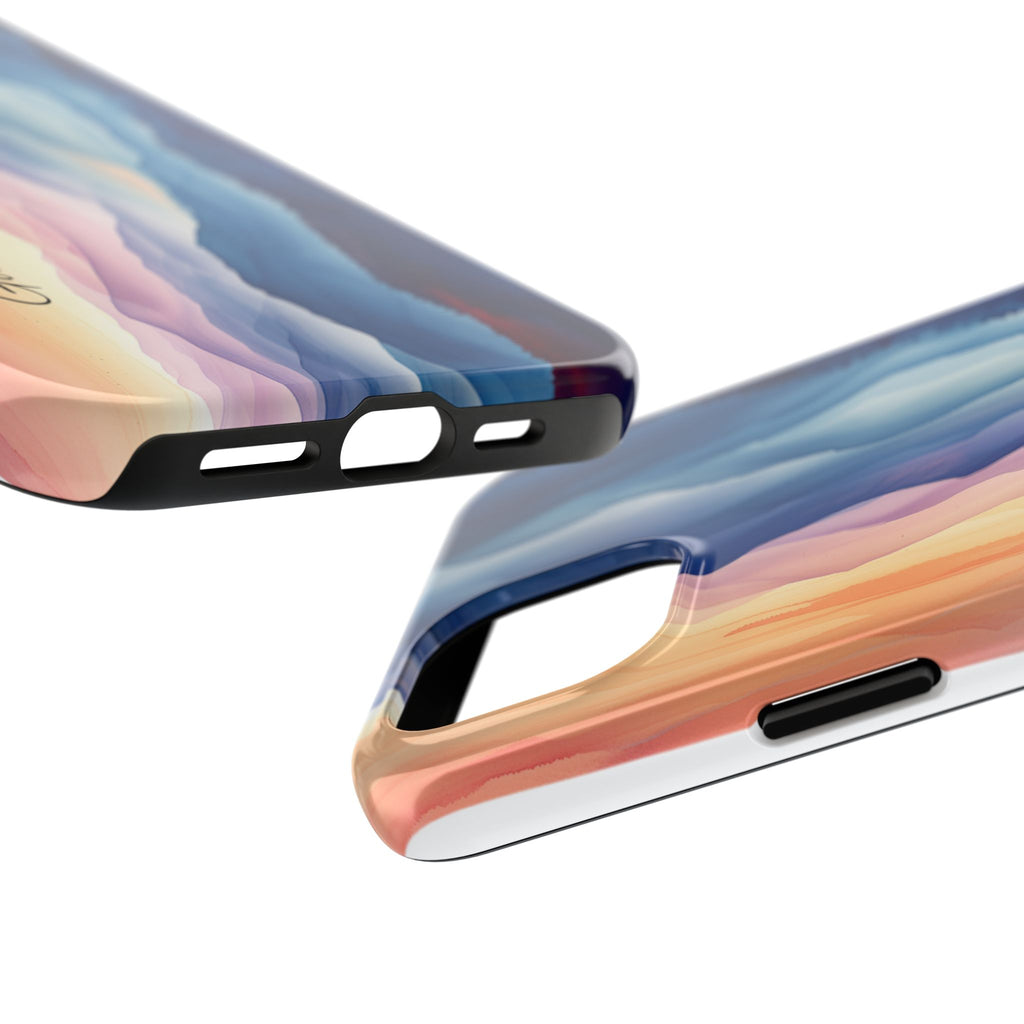 Phone Case — 'God Speaks You' Sunset Mountain Tough Protective Case