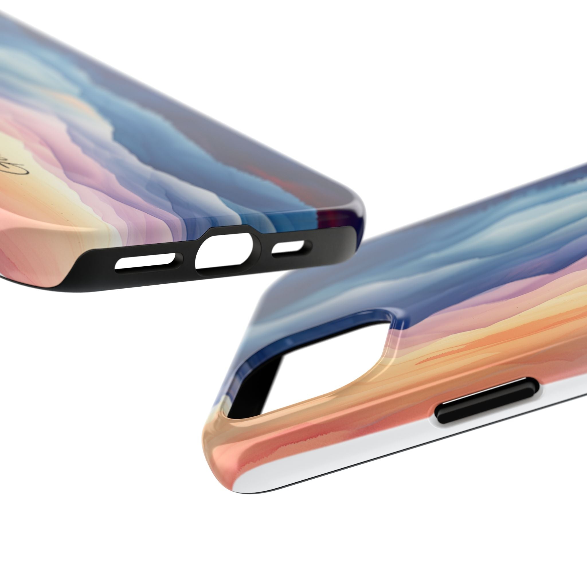 Phone Case — 'God Speaks You' Sunset Mountain Tough Protective Case