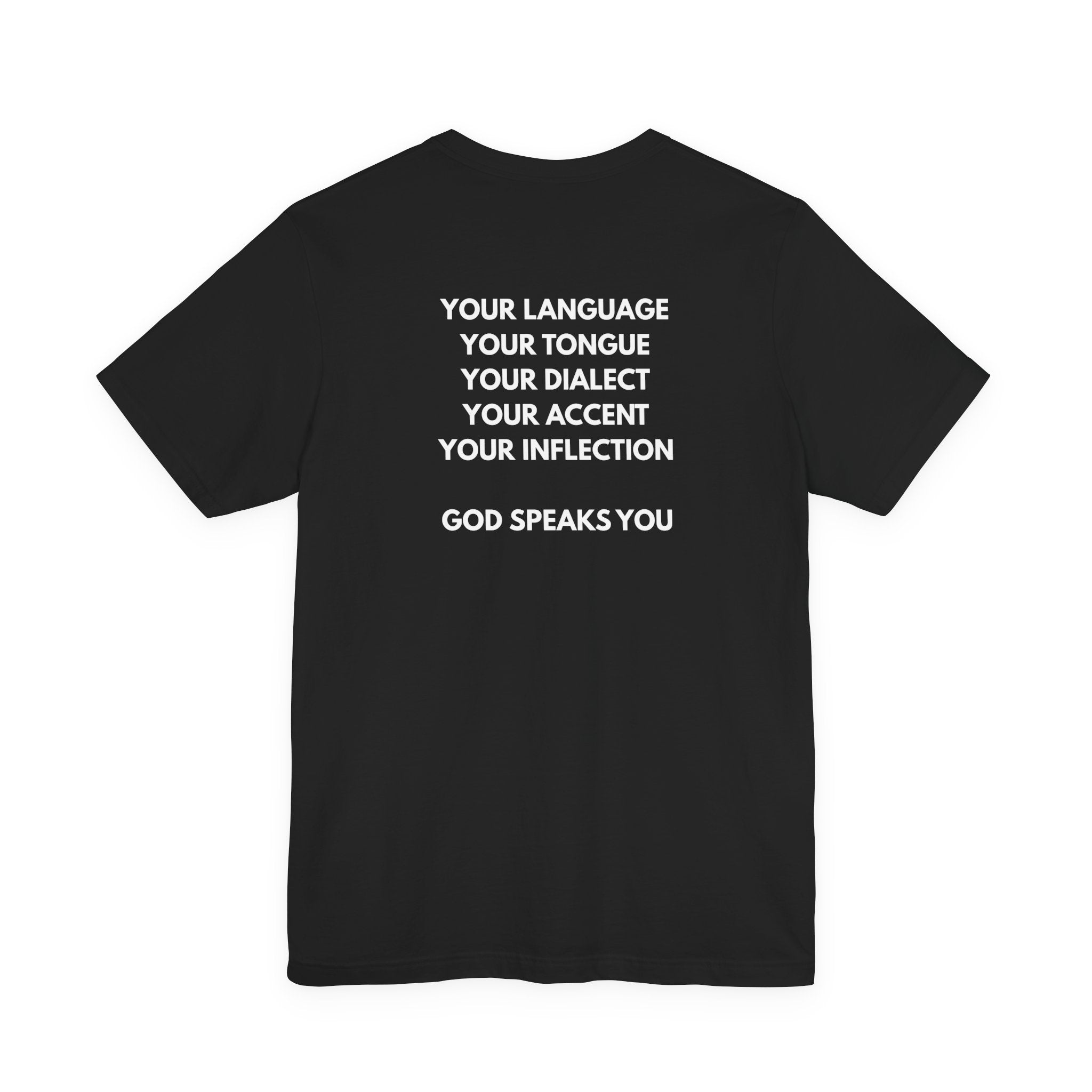 YOUR LANGUAGE   Thought Provoking Jersey Tee