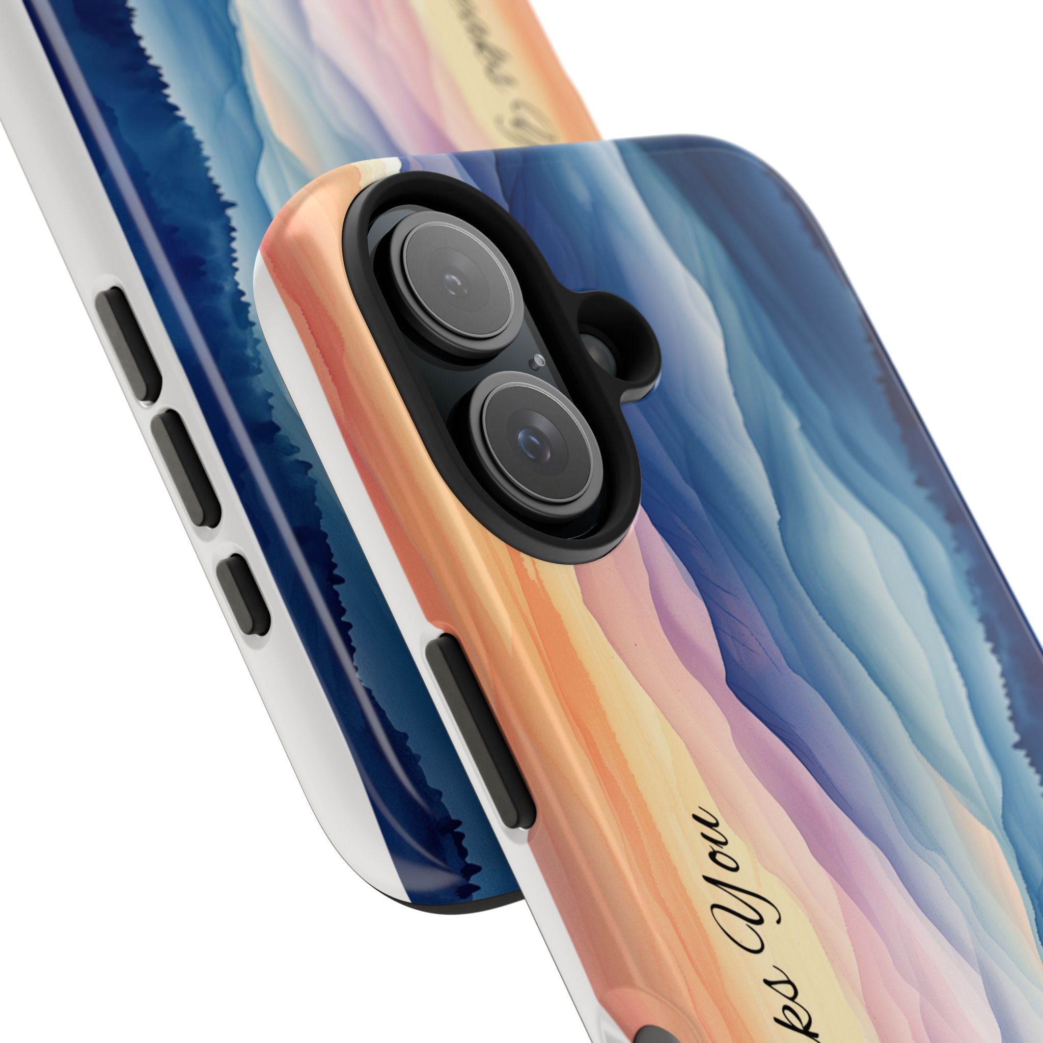 Phone Case — 'God Speaks You' Sunset Mountain Tough Protective Case