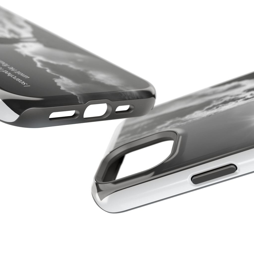 Inspirational Silhouette Magnetic Phone Case — "I searched for him until he found me"