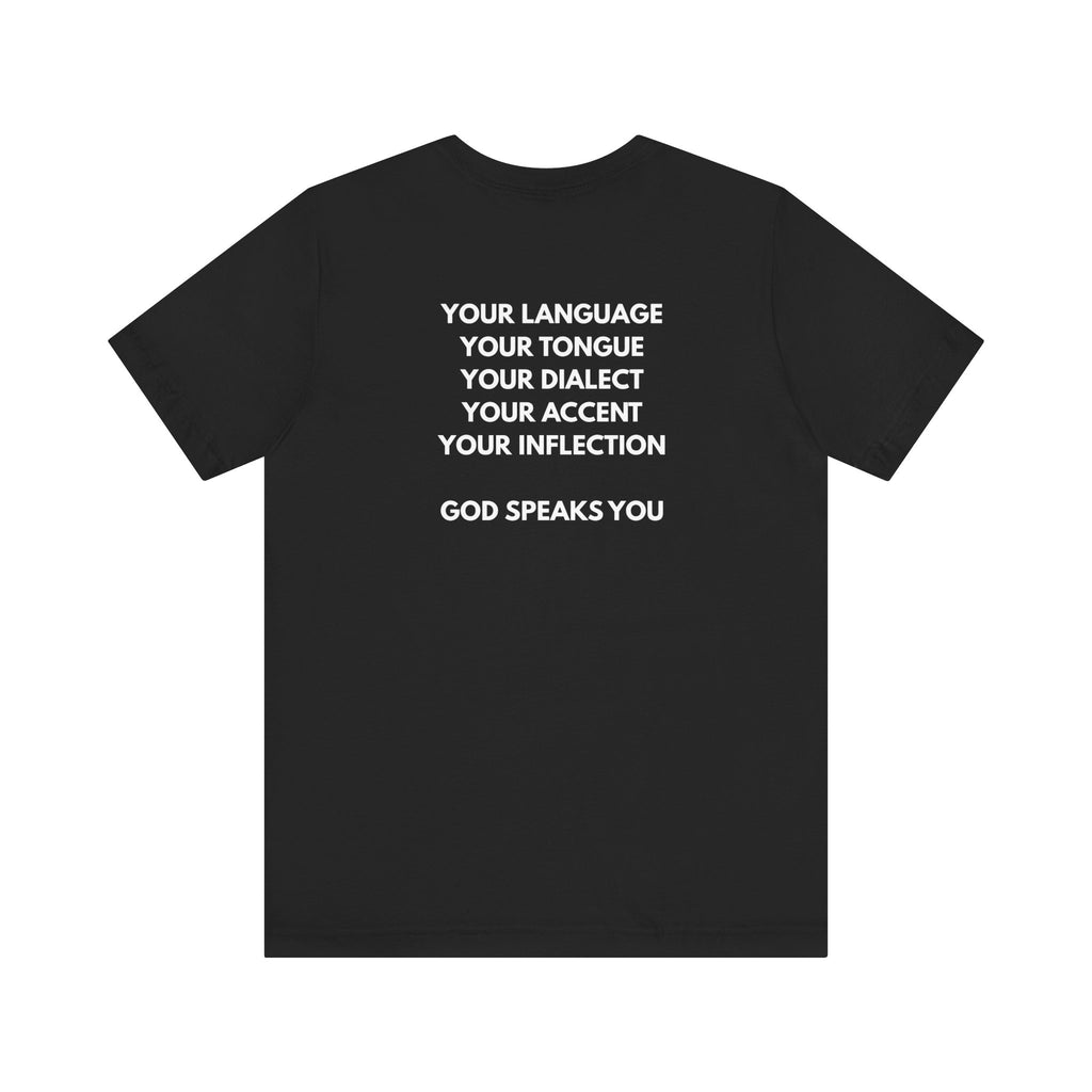 YOUR LANGUAGE   Thought Provoking Jersey Tee