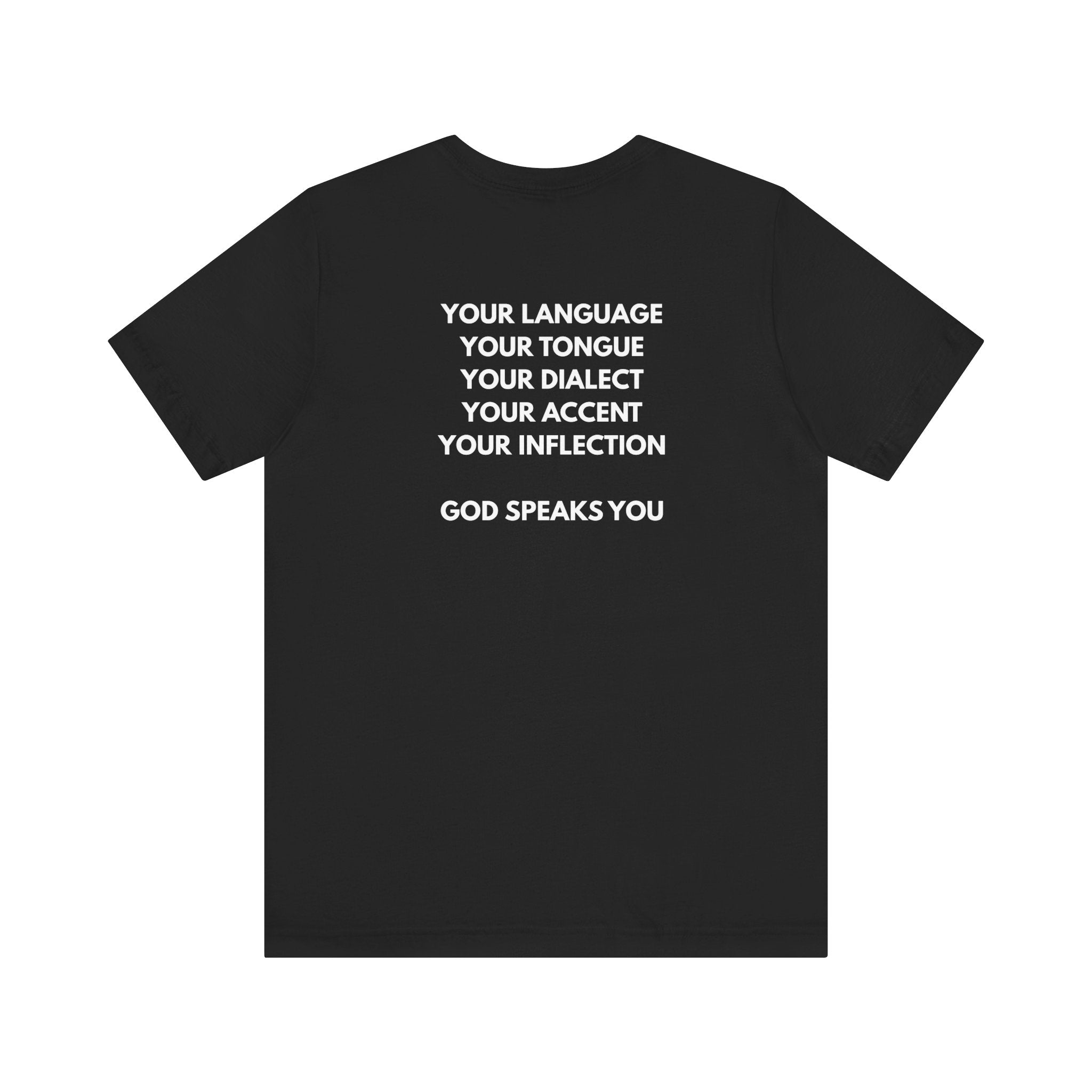 YOUR LANGUAGE   Thought Provoking Jersey Tee