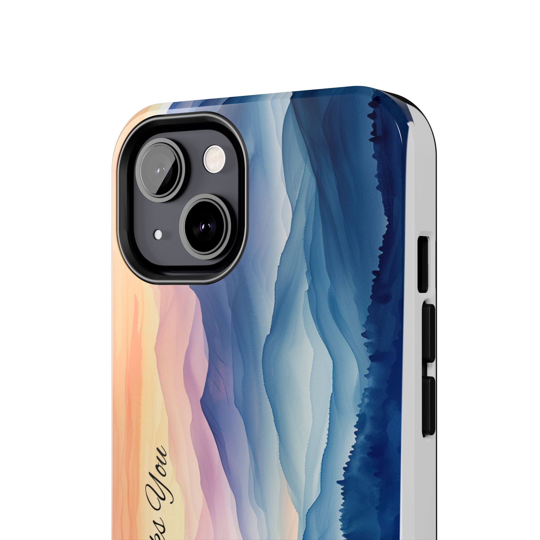 Phone Case — 'God Speaks You' Sunset Mountain Tough Protective Case